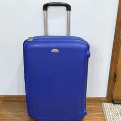Large Blue Samsonite Suitcase (hard case)