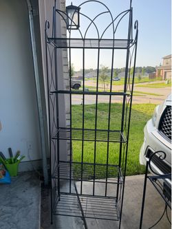 5 tier metal shelf