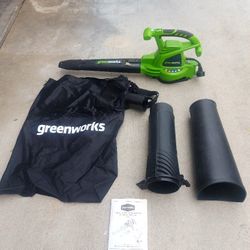 GreenWorks Corded Leaf Blower And Vacuum