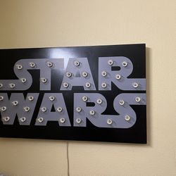 Pottery Barn Star Wars Marquee