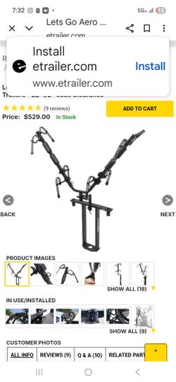 Double Bike Rack