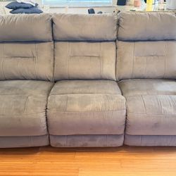 Electric reclining living room set.