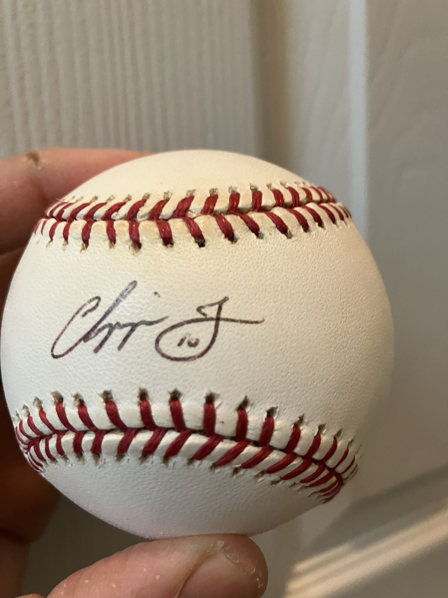 JSA Chipper Jones Signed Baseball