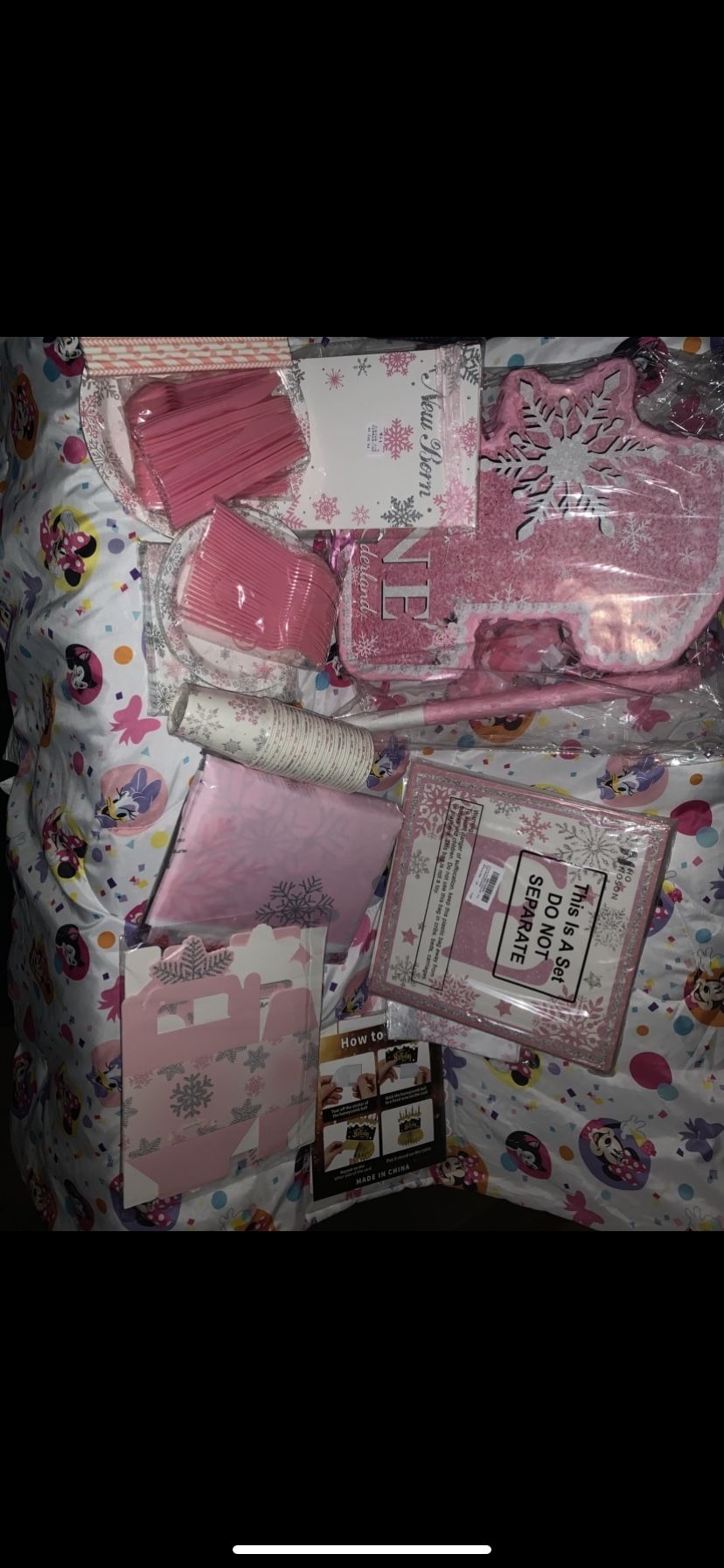 Winter ONEDERLAND Bday Set