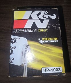 K&N Performance Gold Oil Filters HP-1003