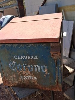 antique corona cooler