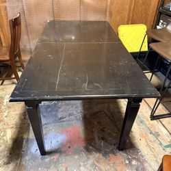 Black Wood Table