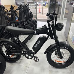 Ridstar Q20 Electric Bicycle 30MPH 1,200Watts! Finance For $50 Down Payment!!
