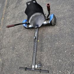 Hoverboard With Gokart Attachment 