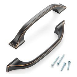 10 Pcs Oil Rubbed Bronze 3.75" Center Hole / 5.125"Length Cabinet knobs handles and Pulls #104A357055