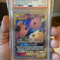 2019 Pokemon Cosmic Eclipse Sun & Moon Tag Team Gx Slab Psa 9