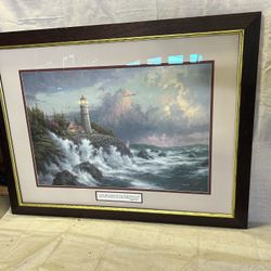 Wall Art: Kinkade-"Conquering The Storms"