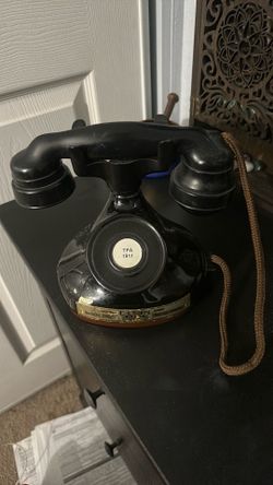 The Vintage 1928 French Phone Jim Beam Whiskey Decanter