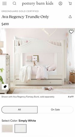 Pottery Barn Ava Regency Trundle Twin