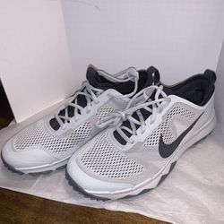 New Nike Golf Shoes  Mens FI Bermuda Pure Platinum/White