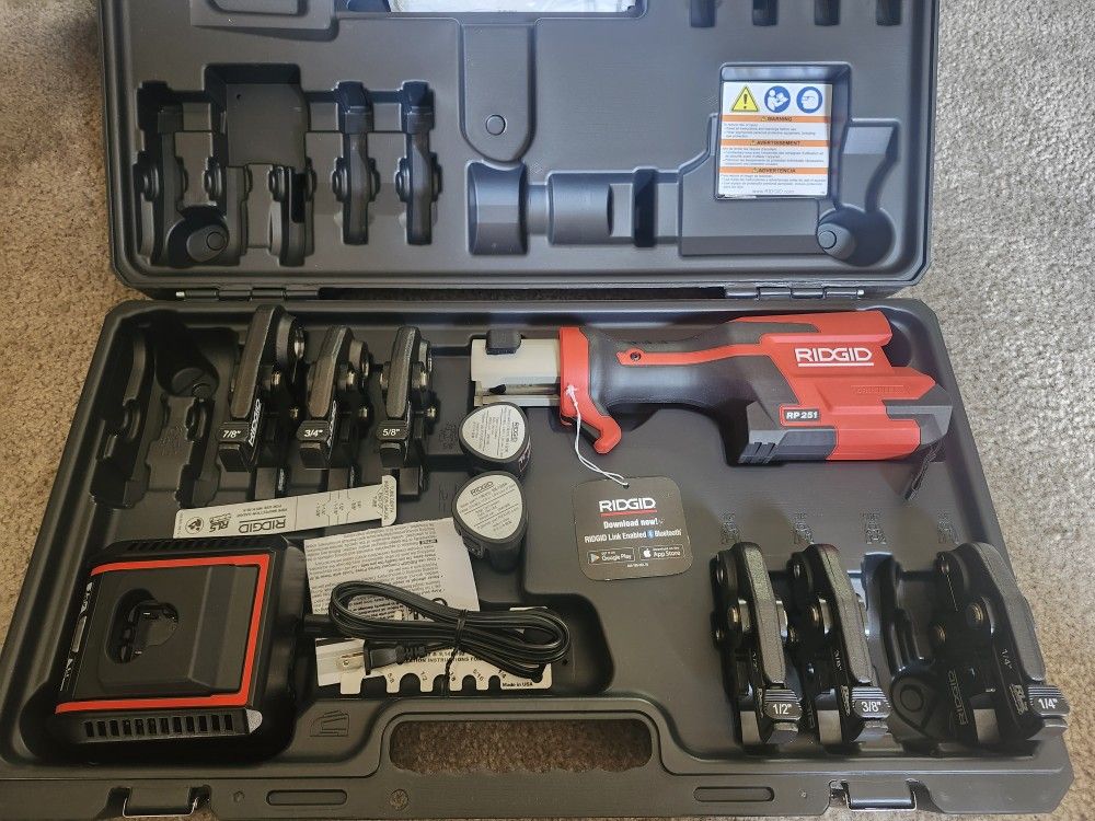 Ridgid RP251 Stainless Steel Press Tool Kit 78248