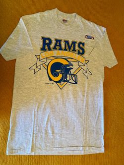 Vintage Los Angeles Rams graphic T-shirt produced by Logo-7, inc.