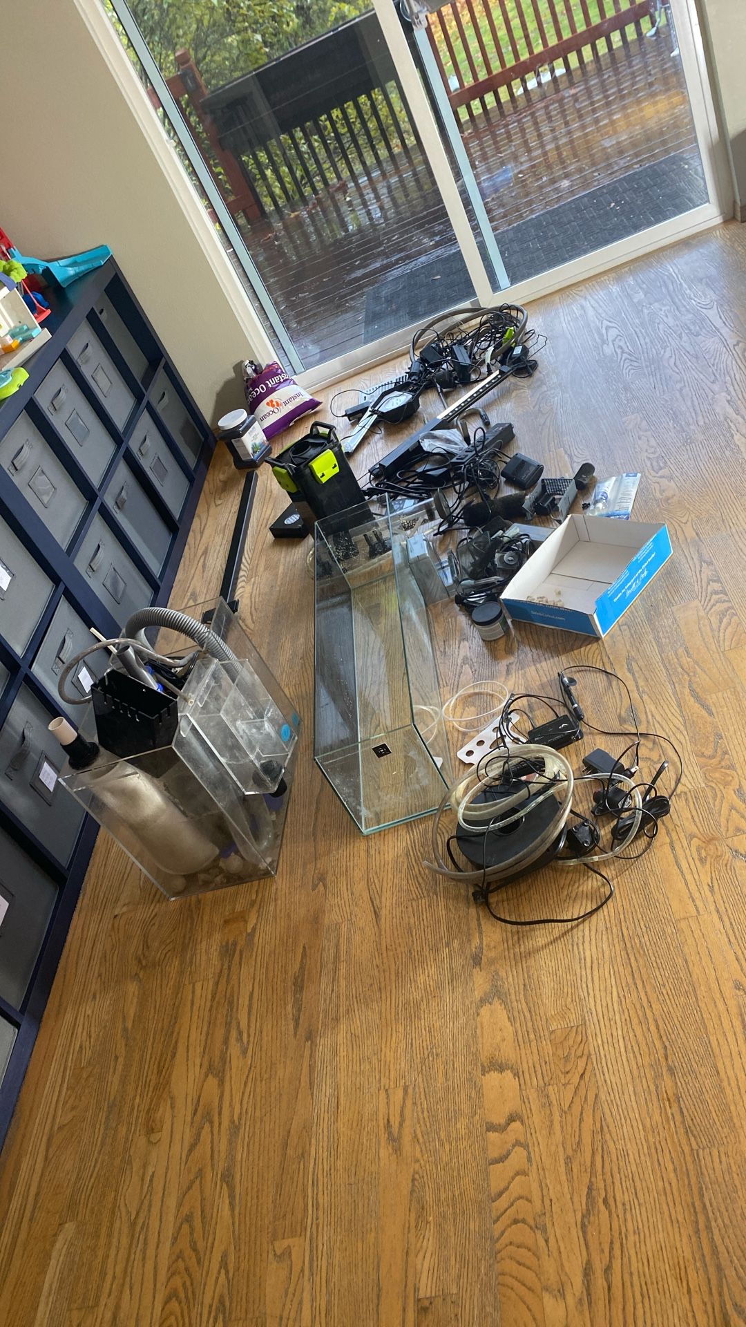 Fish tank and supplies