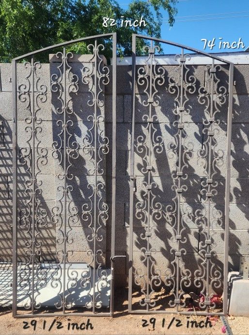 Steel Gate Gray ( 2 Panels Pictured Make The Set )