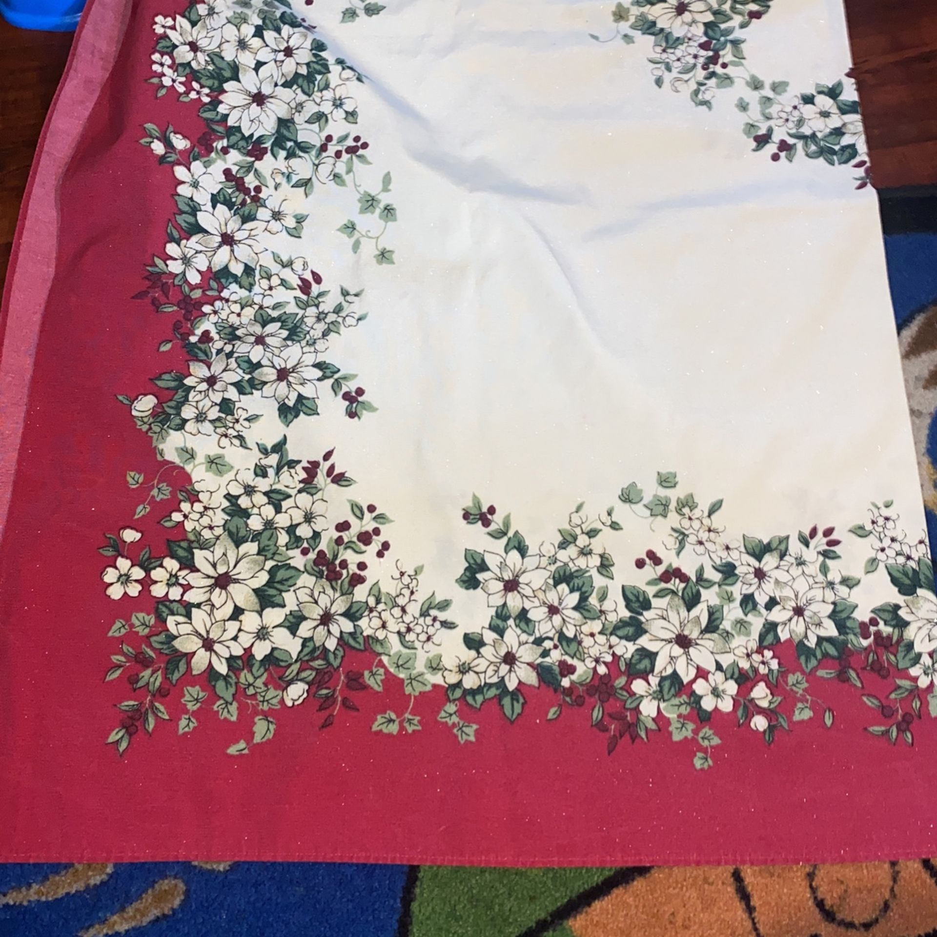 Long Christmas Table Clothe 60”X114” Inches Long 