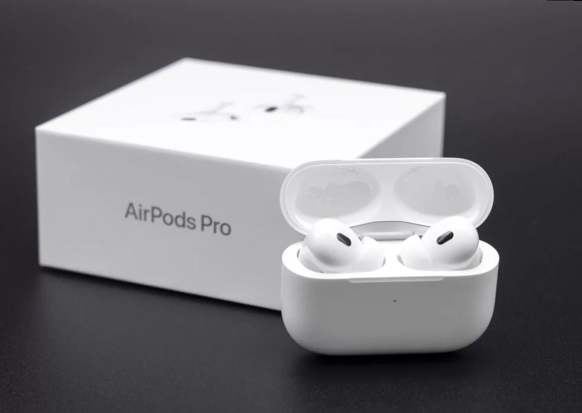 Apple AirPods Pro 2nd Generation with MagSafe Wireless Charging Case - White