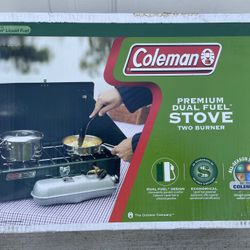 Coleman Premium Dual Fuel Campstove 21,000btu Total