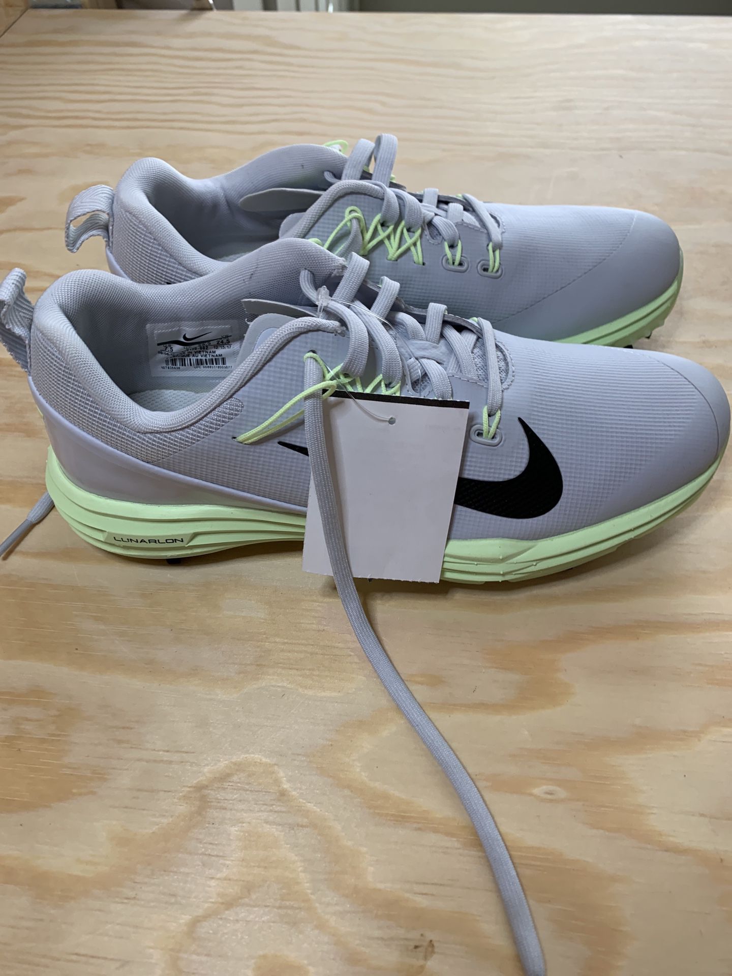 New Nike Lunar Command 2 Golf Shoes Womens Size 7 1/2 Grey Green