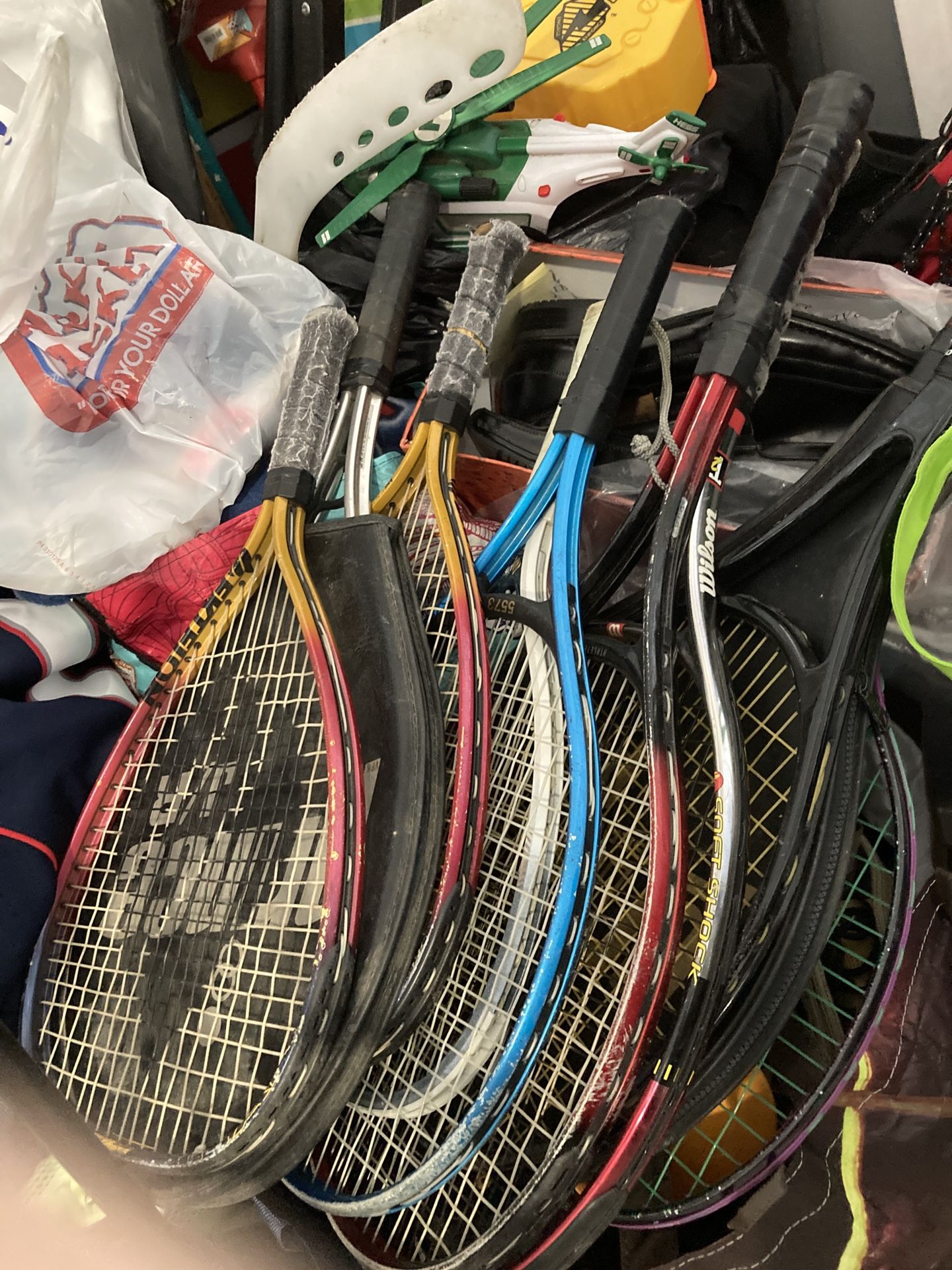 Tons Of Tennis Rackets
