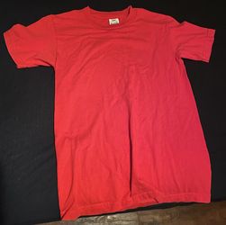 small red comfort pro club shirt 