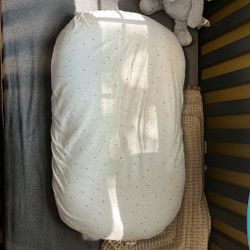 Snuggle Me Pillow With Gray Cover 