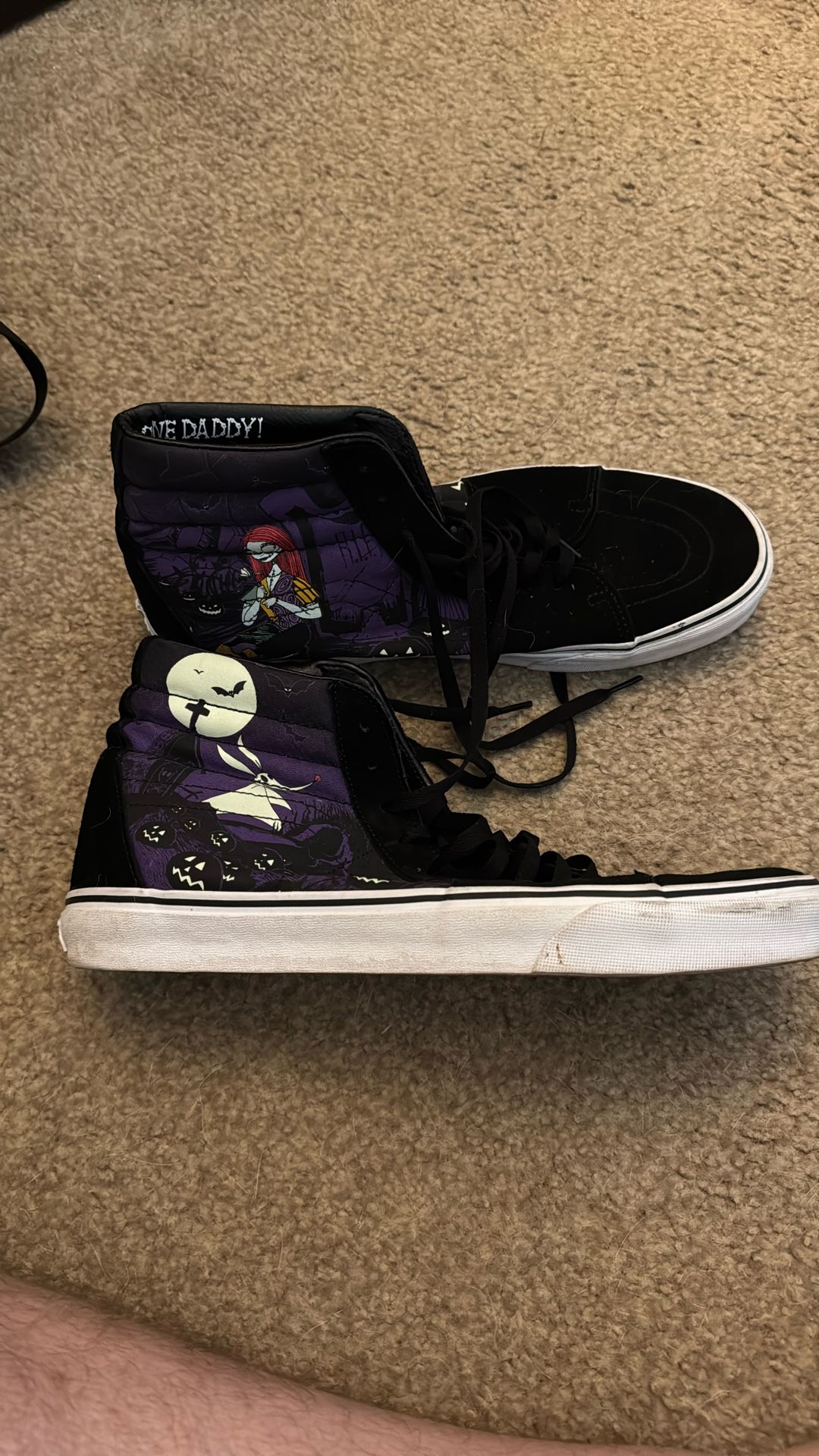 Nightmare Before Christmas X vans High Top Shoes