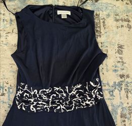 Christopher & Banks Women's Navy Blue Sleeveless Maxi Dress Size 6