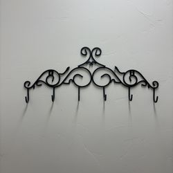 Metal Wall Mount Coat Rack