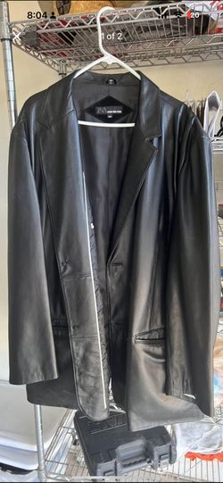 Men’s Leather Coat 54R