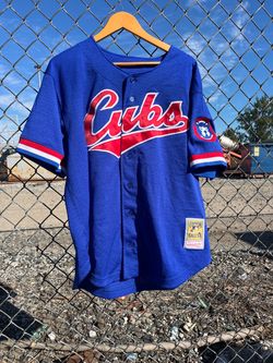 Mitchell & Ness Chicago Cubs Ryne Sandberg 1996 Cooperstown BP Jersey Sz 48 XL