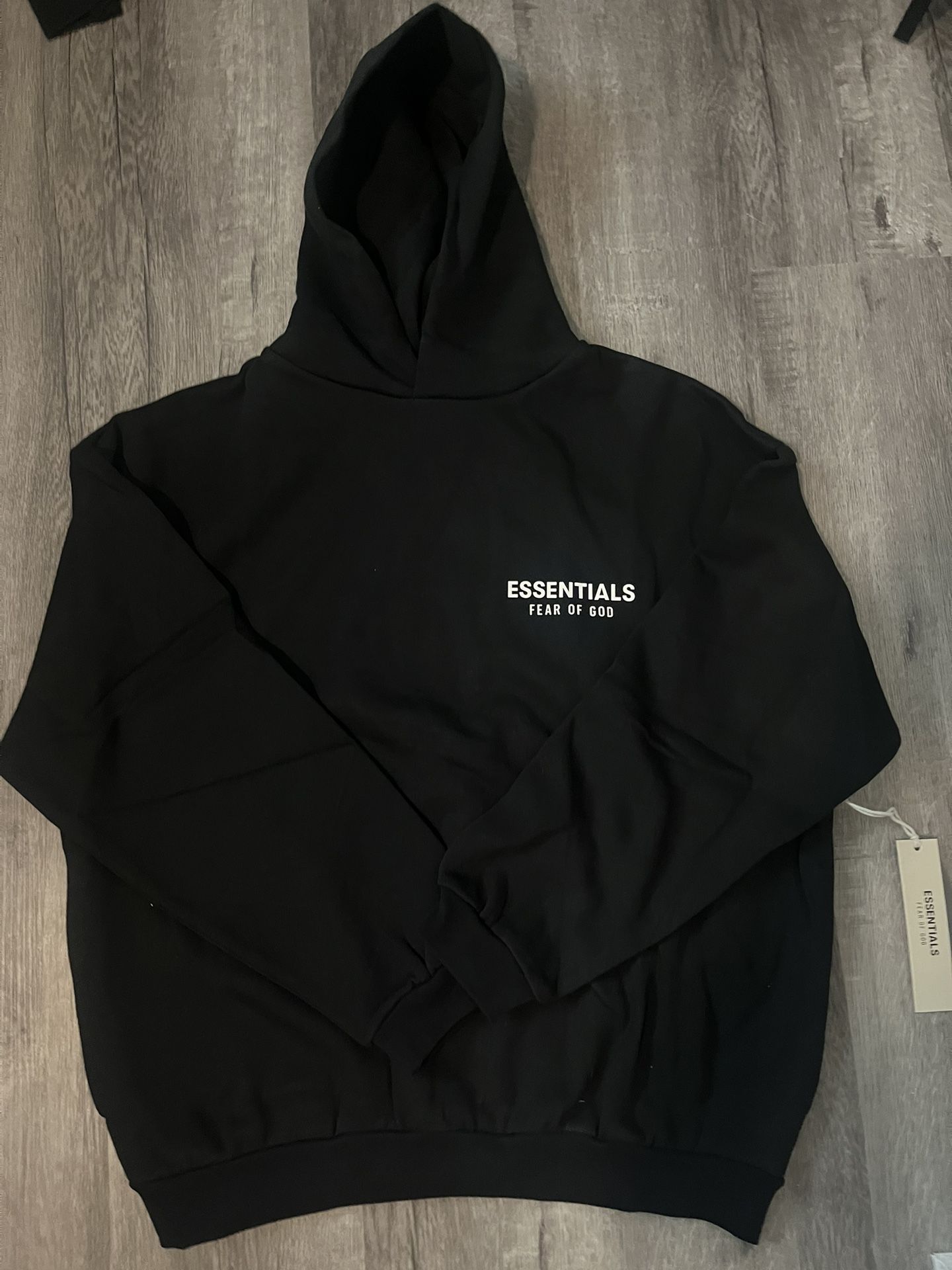 Essentials Hoodie Black/white 