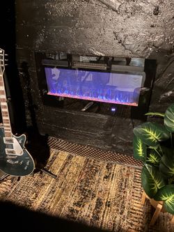 Brand new electric fireplace