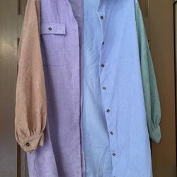 Nasty Gal Corduroy Shirt Dress