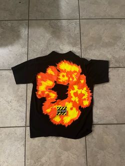 Offset Tears Black Graphic T-Shirt