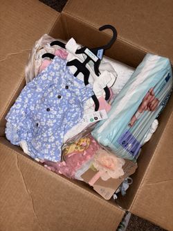 Baby Boy/girl Clothes Lot + Diapers
