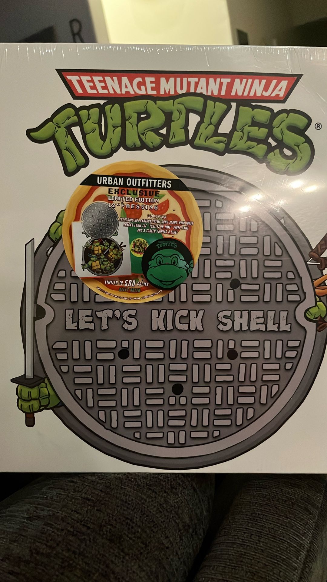Teenage Mutant Ninja Turtles - Let's Kick Shell!" vinyl record