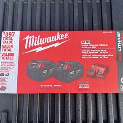 M18 18-Volt Lithium-Ion XC Starter Kit with Two 5.0Ah Batteries and Charger