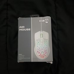 Atrix Air Mouse RGB 9-Button White Gaming Mouse 16,000 DPI, Lightweight