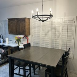 High Top Table With 4 Chairs 