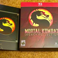 Mortal Kombat Legacy Kollection Deluxe (Nintendo Switch 2 version).   Amazing Condition   Complete in Box.