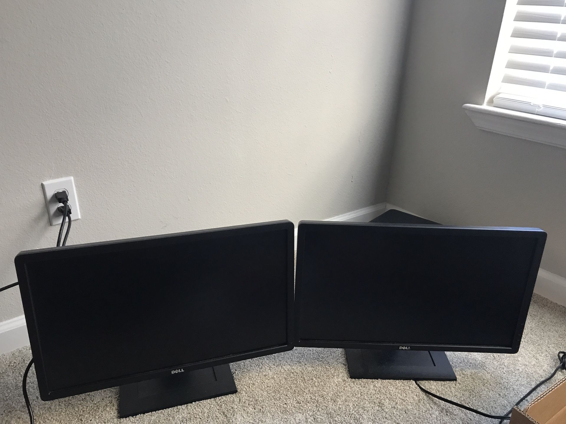 Two Dell Monitors - model # P2312HT