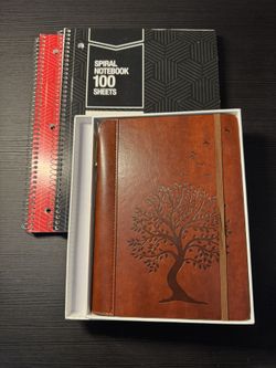 Brand New Leather-Bound Journal With Pen