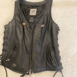 Harley Davidson Leather  Vest