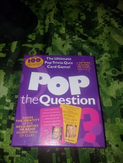 Pop The Question Card Game