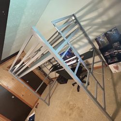 Full Size Bunk Bed With Desk 